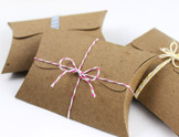 kraft pillow boxes