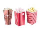 popcorn boxes with logos