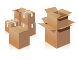 corrugated shipping boxes